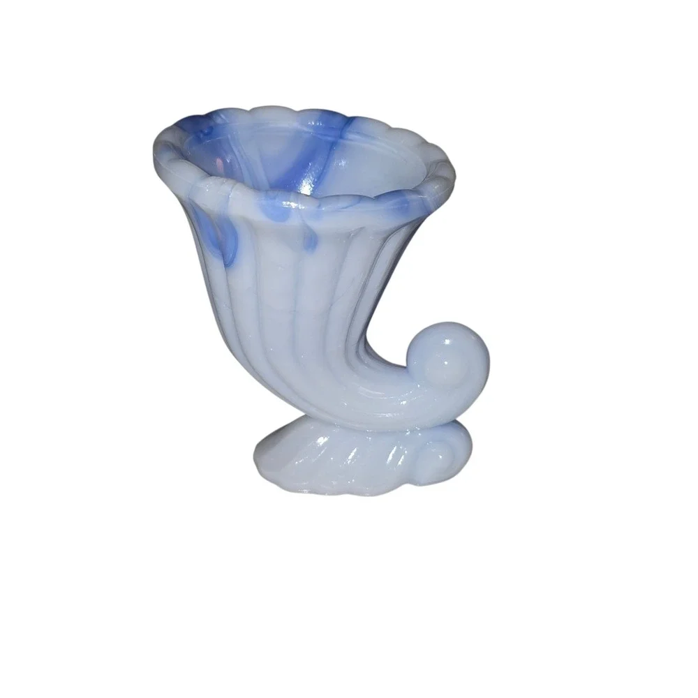 Akro Agate vintage blue